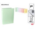 CARPETA A4 4ANILLAS COLOR PASTEL