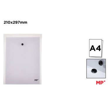 CARPETA SOBRE CON BOTON A4