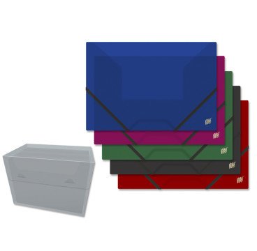 CARPETA  PLASTICO CON ELASTICO A4