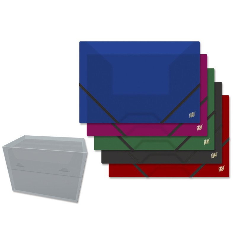 CARPETA  PLASTICO CON ELASTICO A4