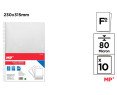 FUNDA DE PLASTICO 80MICRAS 10FUNDAS