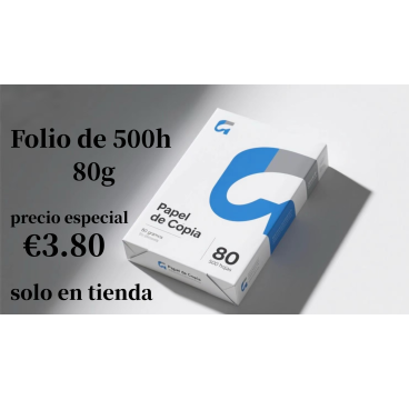 OFERTA PACK FOLIO 500H 80G