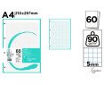 HOJAS DE REACMBIO 60H A4 90G CUADRICULA 5MM