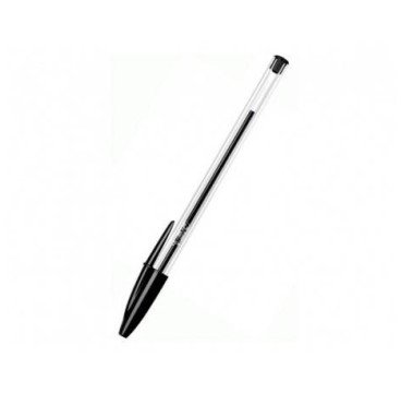BIC TRANSPARENTE NEGRO 1.0MM