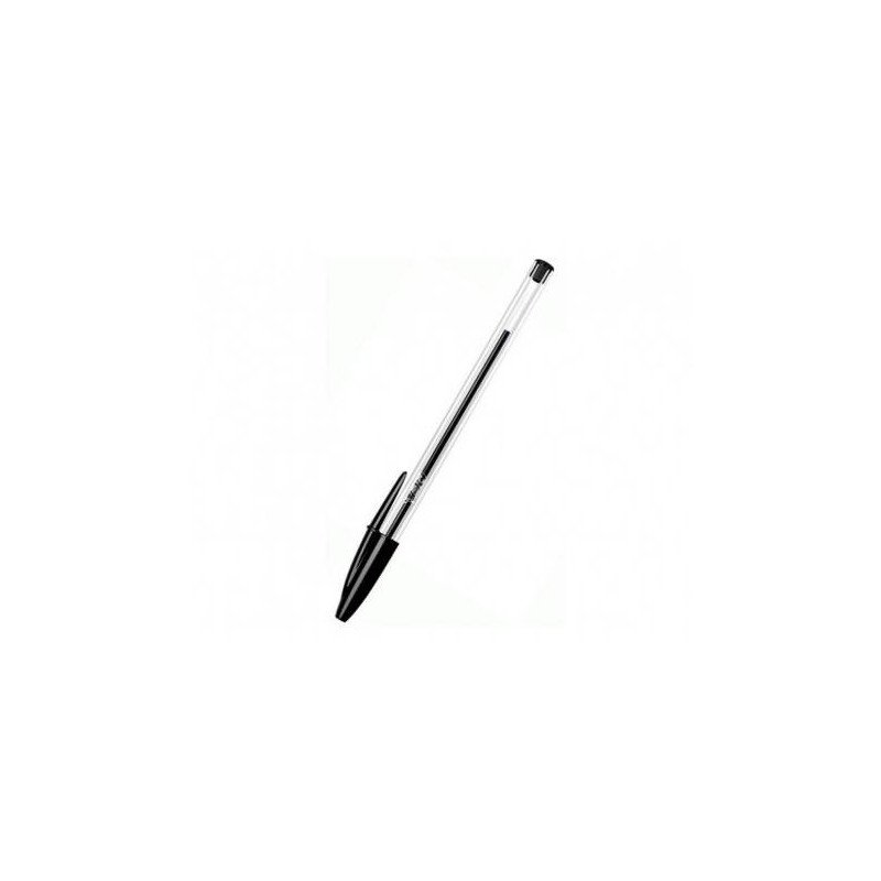 BIC TRANSPARENTE NEGRO 1.0MM