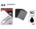 BLOCK PAPEL CARBON 10 HOJAS NEGRO A4