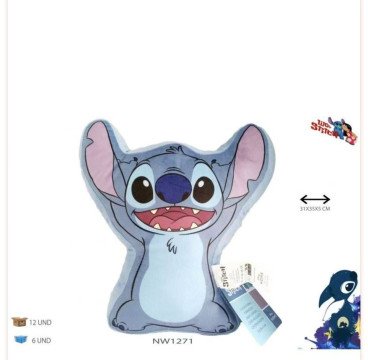 COJIN LICENCIA STICH 40*40CM
