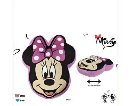 COJIN LICENCIA MINNIE 40*40CM