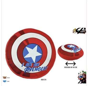 COJIN LICENCIA CAPITAL AMERICA 40*40CM