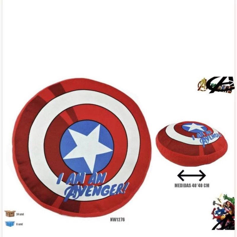 COJIN LICENCIA CAPITAL AMERICA 40*40CM