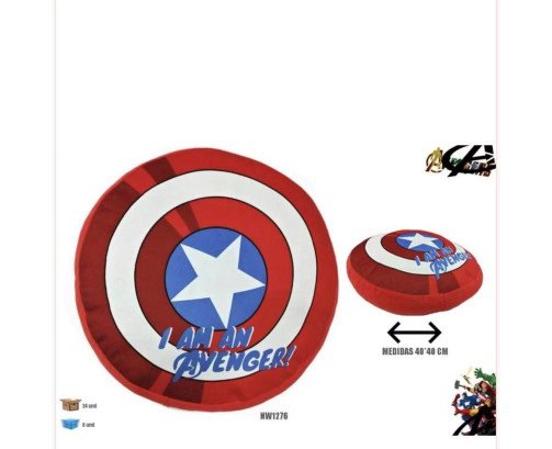 COJIN LICENCIA CAPITAL AMERICA 40*40CM