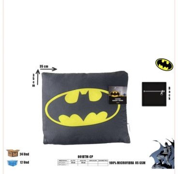 COJIN LICENCIA BATMAN 40*40CM