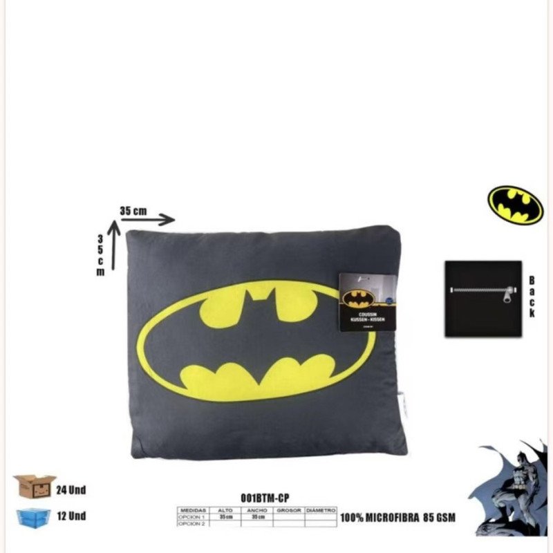 COJIN LICENCIA BATMAN 40*40CM