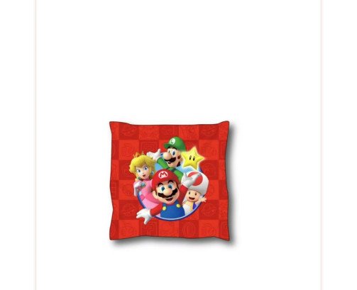 COJIN LICENCIA MARIO 40*40CM