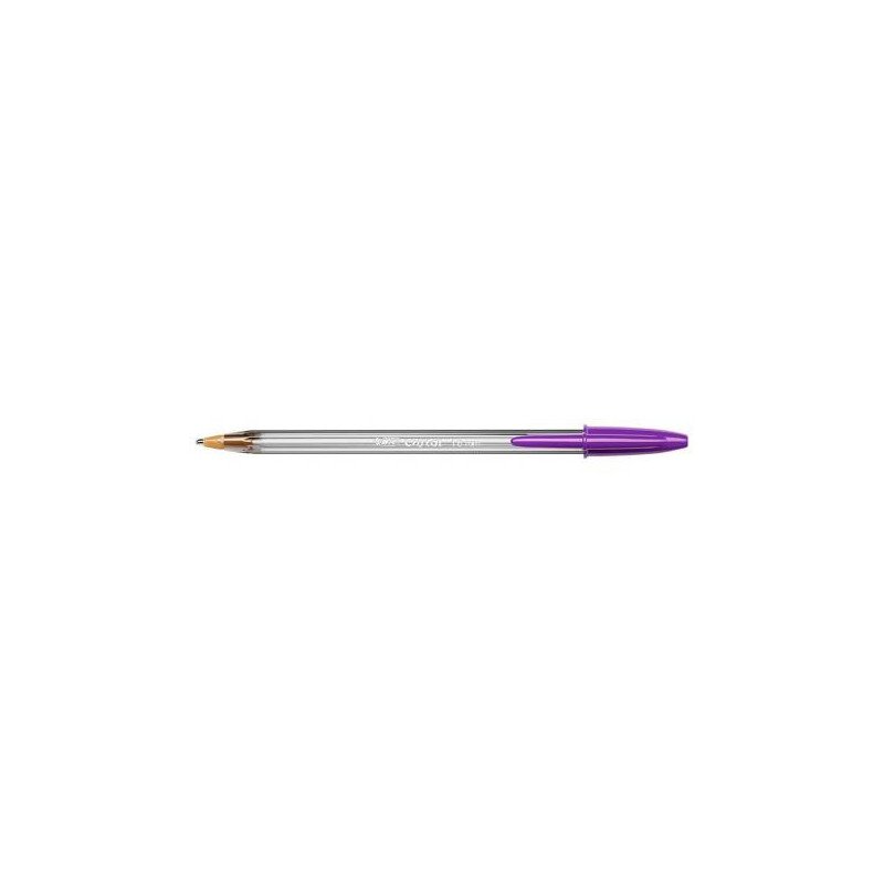 BOLÍGRAFO BIC FUN FASHION COLOUR TINTA BASE DE ACEITE MORADO