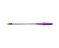 BOLÍGRAFO BIC FUN FASHION COLOUR TINTA BASE DE ACEITE MORADO