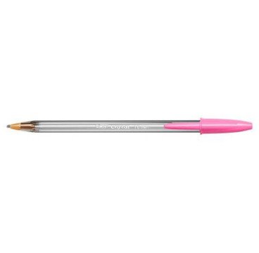 BOLÍGRAFO BIC FUN FASHION COLOUR TINTA BASE DE ACEITE ROSA