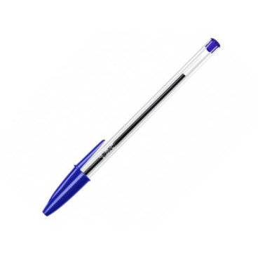 BIC TRANSPARENTE AZUL 1.0MM