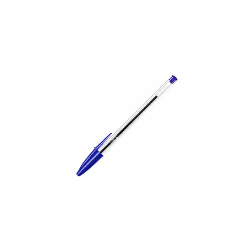 BIC TRANSPARENTE AZUL 1.0MM