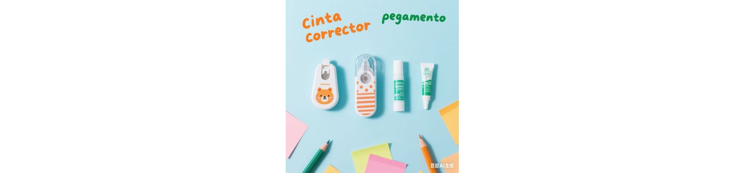 CORRECTOR Y PEGAMENTO